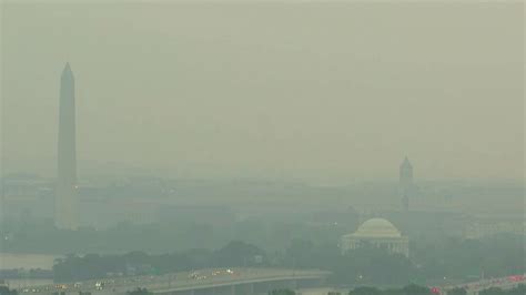 ‘Code Red’ air quality into Thursday as smoke from Canadian wildfires returns to DC area